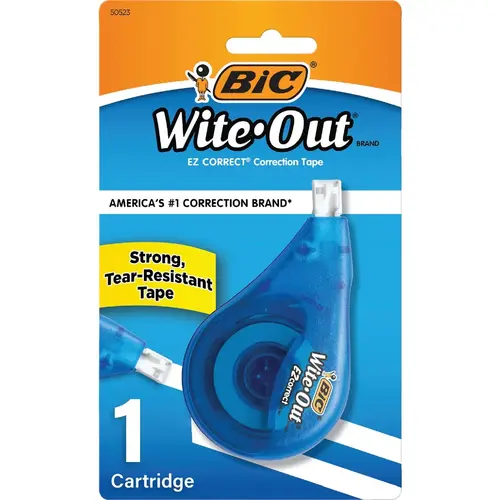 BIC WOTAPP11-WHI Wite Out EZ Correct 39.3 Ft. White Correction Tape