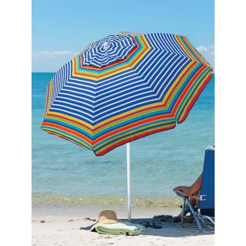 Rio Brands UB78-2002PK5 6 Ft. Beach Tilt Umbrella