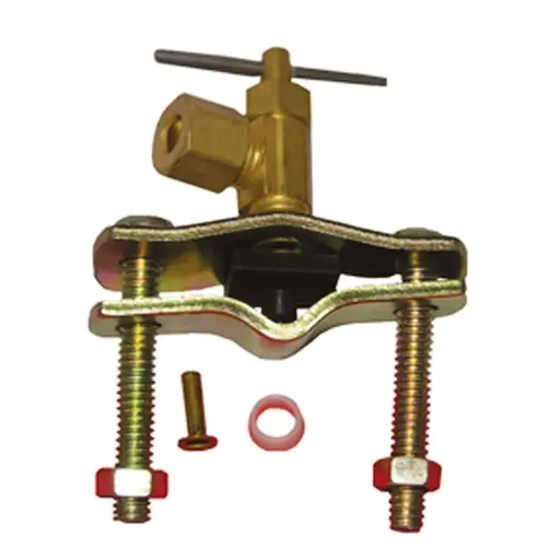 Lasco 17-0611 Compression Outlet Brass Saddle Needle Valve