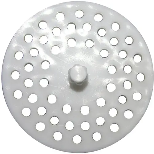 Lasco 02-4021 3 In. Dia White Plastic Fit-All Disposer Strainer