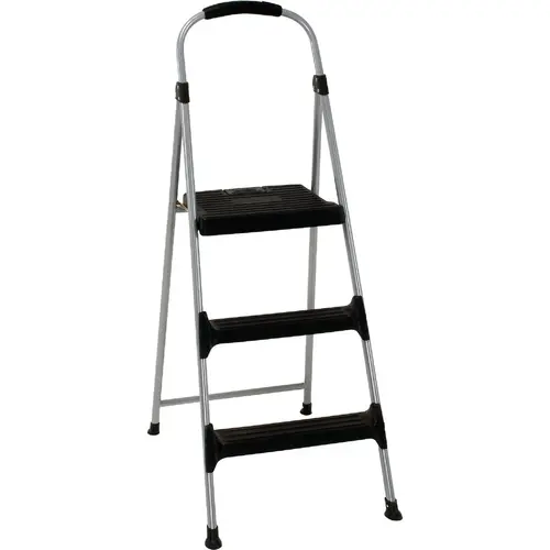 Cosco 11-410-PBL2 Signature 3-Step Folding Step Stool Gray
