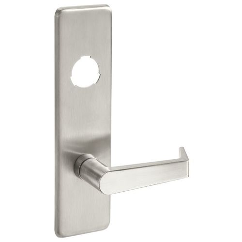 Yale Commercial AU426F630 Augusta Lever Escutcheon Cylinder Classroom / Storeroom Exit Device Trim Satin Stainless Steel Finish