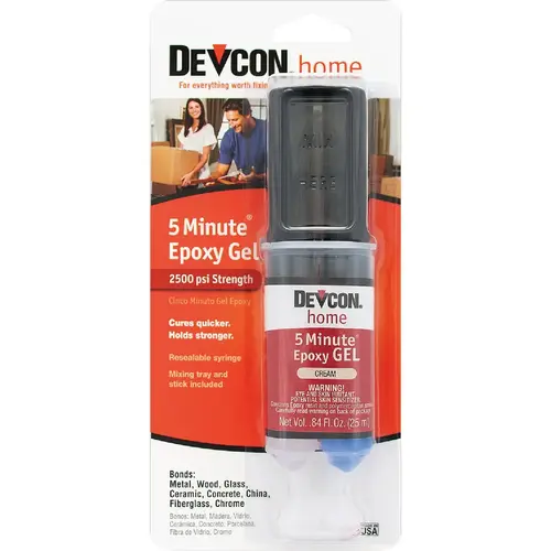 Devcon 21045 1 Oz. 5 Minute Epoxy Gel Off-White