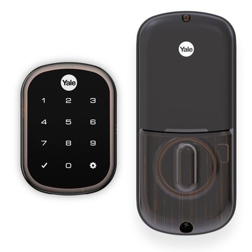 Yale Real Living YRD256ZW20BP Key Free Assure Touchscreen Deadbolt with