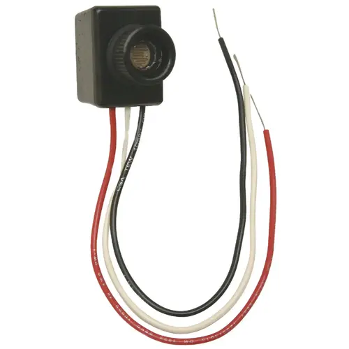 Do it 502006 Hard Wire Black Photocell Lamp Post Control