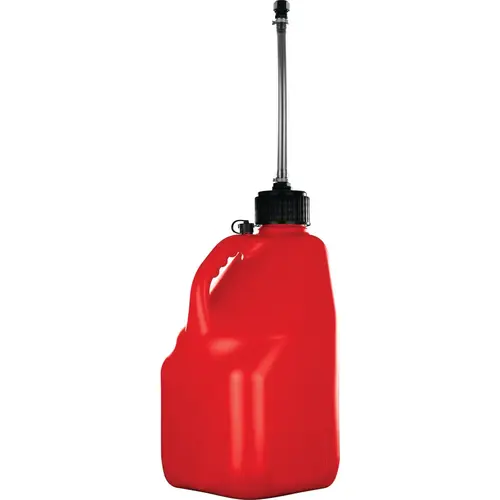 PLASTIC PRODUCT FORMERS INC 3943 5 Gal. Square Plastic Multi-Purpose Utility Jug, Red