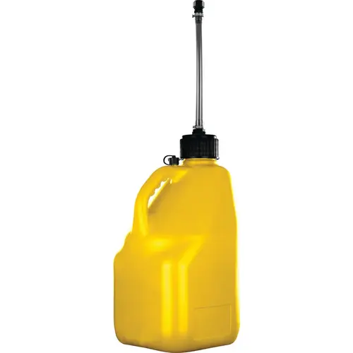 PLASTIC PRODUCT FORMERS INC 4033 5 Gal. Square Plastic Multi-Purpose Utility Jug, Yellow