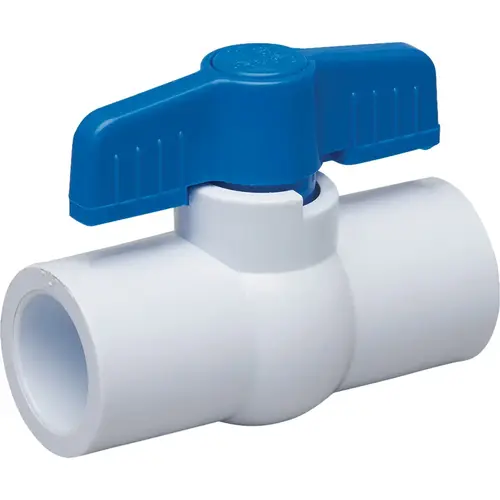 PROLINE 107-637-NP 1-1/2 In. Solvent x 1-1/2 In. Solvent PVC Schedule 40 Quarter Ball Valve