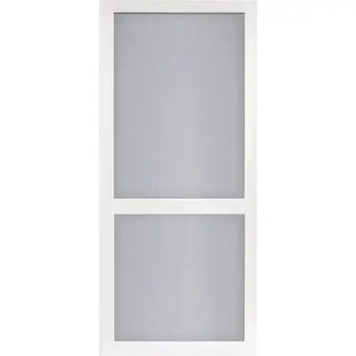 Screen Tight VYLCRA36 Vinylcraft 36 In. W x 80 In. H x 1 In. Thick White Vinyl Screen Door