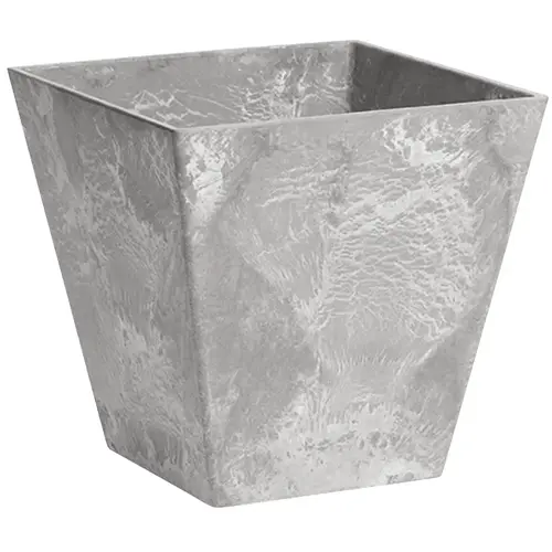 Novelty 35120 ArtStone Ella 12 in. W. x 12 in. H. x 12 in. L. x Gray Resin Planter