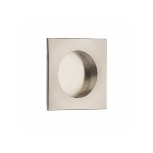 Square Flush Pull Satin Nickel Finish