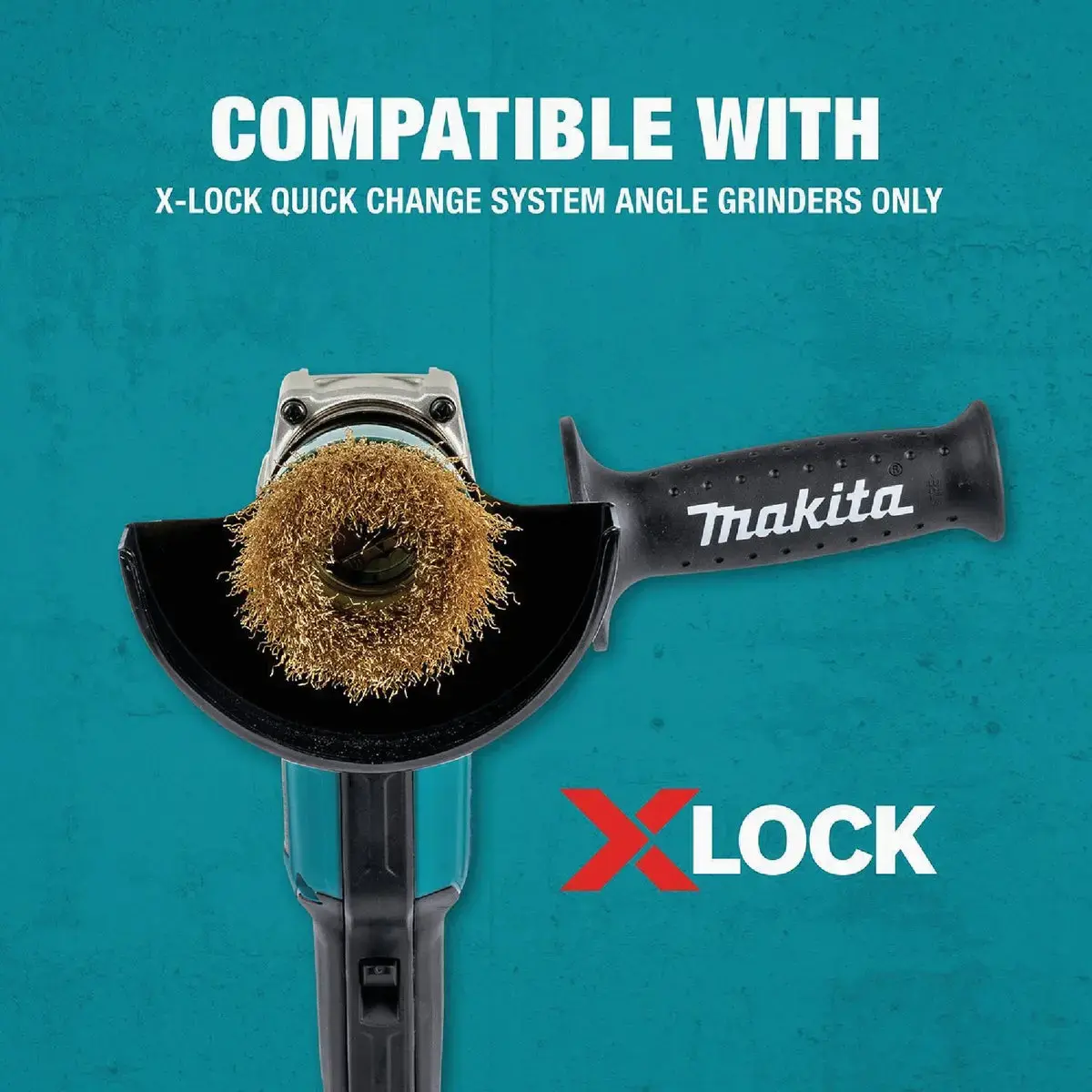 Makita D-72671 X-LOCK 3 In. Crimped 0.012 In. Brass Coated