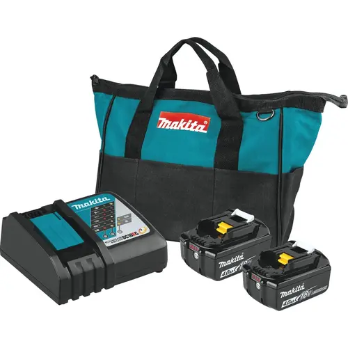 18 Volt LXT Lithium-Ion 4.0 Ah Tool Battery/Charger Starter Kit with Tool Bag