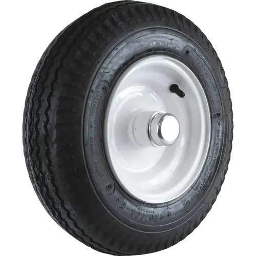 Kenda HS408B-1I(A) Loadstar 8 In. 480-8 Load Range B Trailer Tire with Rim