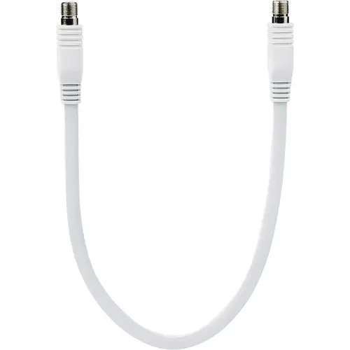RCA VHFC015E 18 In. White Flat Coax Extension Cable