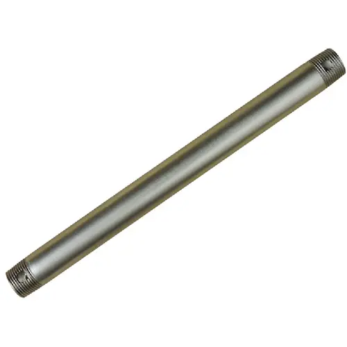 Hunter 26019 Nickel 3/4 In. Dia. X 12 In. L. Downrod for 9 Ft. Ceilings