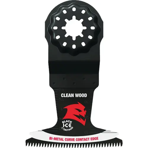 Diablo DOS250JBW10 2-1/2 in. Universal Fit Bi-Metal Oscillating Blade for Clean Wood - pack of 10