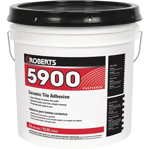 Roberts 5900-3 3.5 Gal. 5900 Ceramic Tile Adhesive