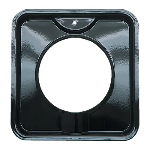 Range Kleen P-400 Gas 4-3/8" Style I Square Black Drip Pan