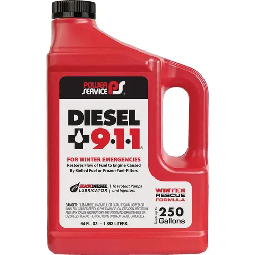 POWER SERVICE PSVC8064 64 oz. Diesel 911 Fuel Additive