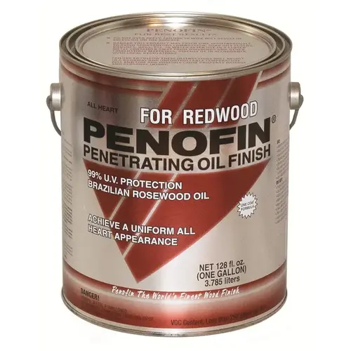 Penofin F1RAHGA Wood Stain, Red, Liquid, 1 gal