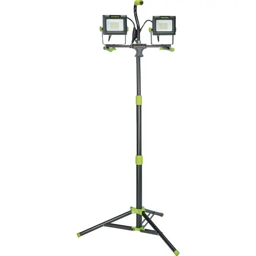 RICHPOWER INDUSTRIES PWLD080T PowerSmith 8000 Lm. LED Dual Head Work Light Bright White
