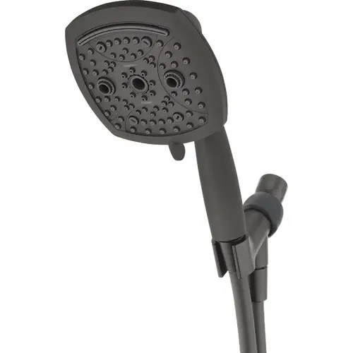 Oxygenics 87078 Contour 9-Spray 1.8 GPM Handheld Showerhead, Matte Black