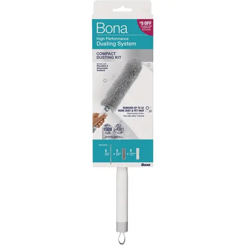 Bona WM710013636 High Performance Dusting System Compact Dusting Kit White
