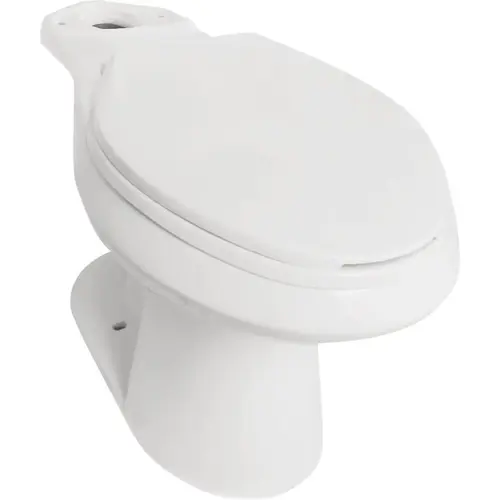 CMI 572-8256 Compass Manufacturing Freeport White Elongated 1.28 GPF 17 In. Grab-N-Go Toilet Bowl