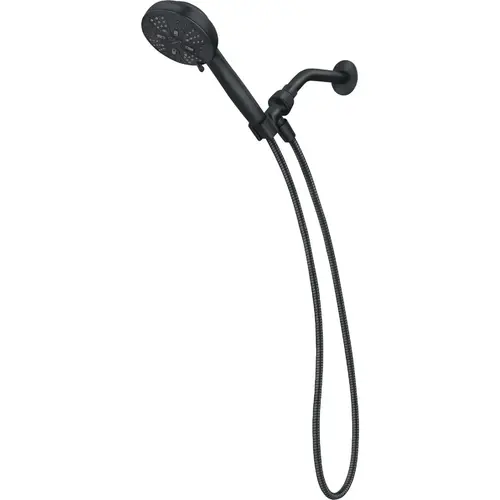 Hydro Energetix Matte Black 7-Function Handheld Shower