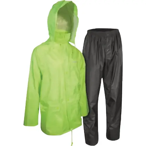 Boss B44300/L Large Classic Rain Suit Hi-Vis Green