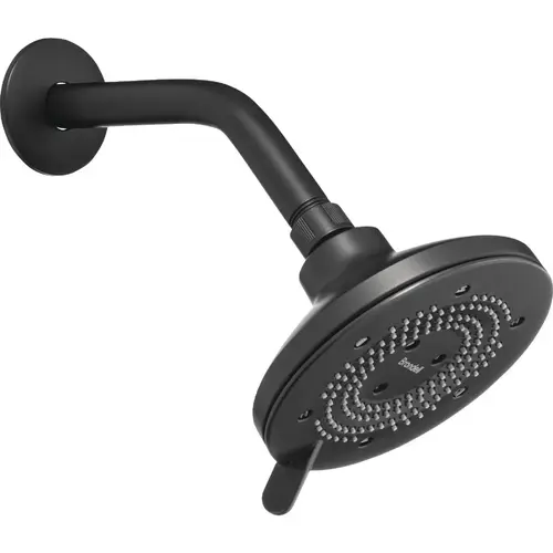 Brondell NE80-SH-MB Nebia Yuba 5-Setting Fixed Showerhead, Matte Black