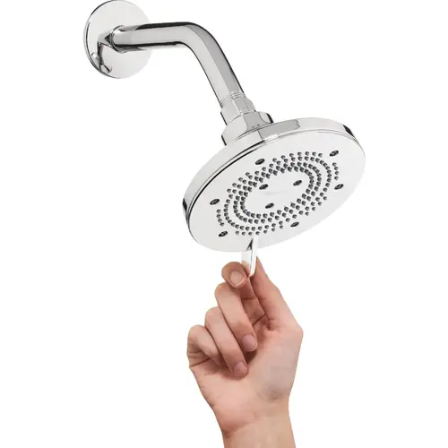 Brondell NE80-SH-CH Nebia Yuba 5-Setting Fixed Showerhead, Chrome