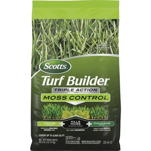 Scotts 40212 Turf Builder Triple Action 8000 Sq. Ft. 40 Lb. Moss Control