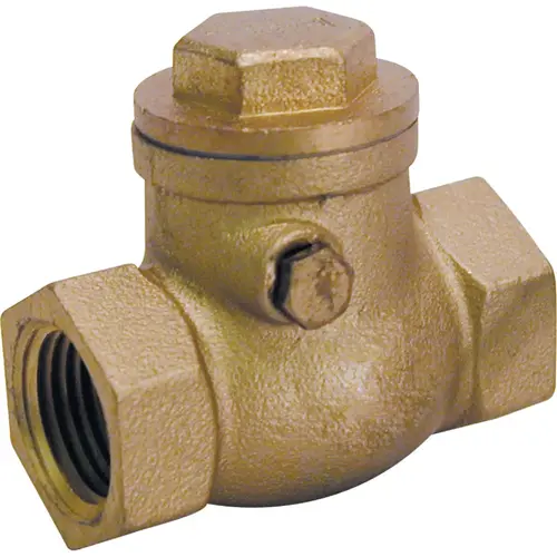 ProLine SERIES 101-004NL ProLine Brass 3/4 In. FIP x 3/4 In. FIP Lead-Free Swing Check Valve