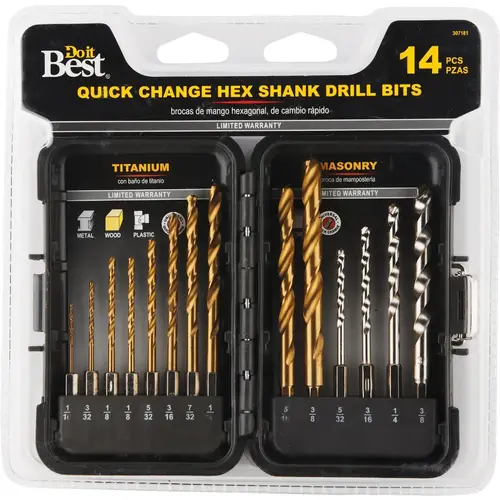 1 Masonry Drill Bit Set