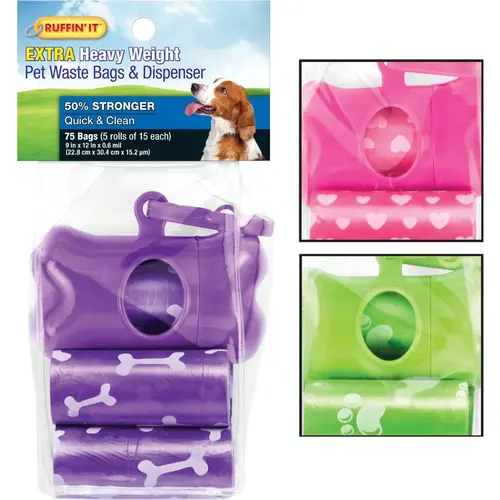 WESTMINSTER PET PRODUCTS 19342 Ruffin' it Pet Waste Bags & Dispenser