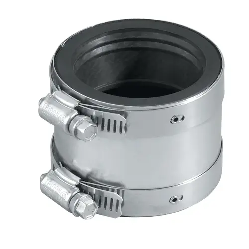 ProFlex P3000-150 1-1/2 In. x 1-1/2 In. PVC Shielded Coupling - Cast-Iron to Plastic, Steel, Extra-Heavy Cast Iron