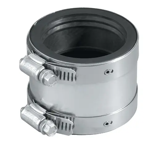 ProFlex P3000-22 2 In. x 2 In. PVC Shielded Coupling - Cast-Iron to Plastic, Steel, Extra-Heavy Cast Iron