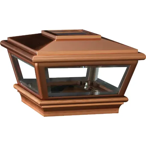 Deckorators 158391 Versacap 6 In. x 6 In. Copper Solar Post Cap