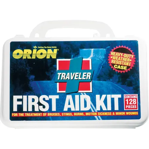 ORION 8128 Safety Traveler First Aid Kit (128-Piece)