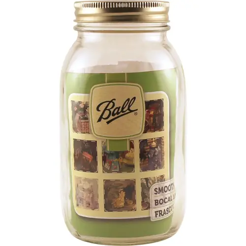1 Qt. Regular Mouth Smooth-Sided Jar