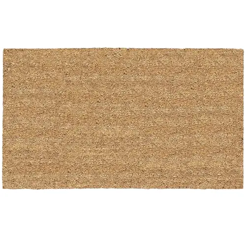 Americo Home 7727627 Tan 16 In. x 27 In. Coir/Vinyl Door Mat