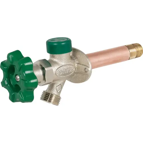 Prier P-164D10 1/2 In. SWT x 1/2 In. IPS x 10 In. Quarter-Turn Frost Free Wall Hydrant