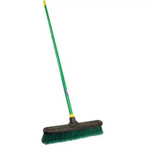 Quickie 528ZQK Bulldozer 18 In. Indoor/Outdoor Multi-Surface Push Broom