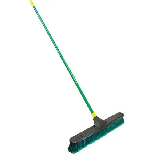 Quickie 638 Bulldozer 24 In. Multi-Surface Push Broom with Scraper