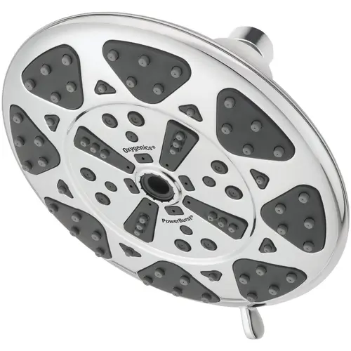 Oxygenics 95288 PowerBurst 6-Spray 1.8 GPM Rainshower Fixed Shower Head, Chrome