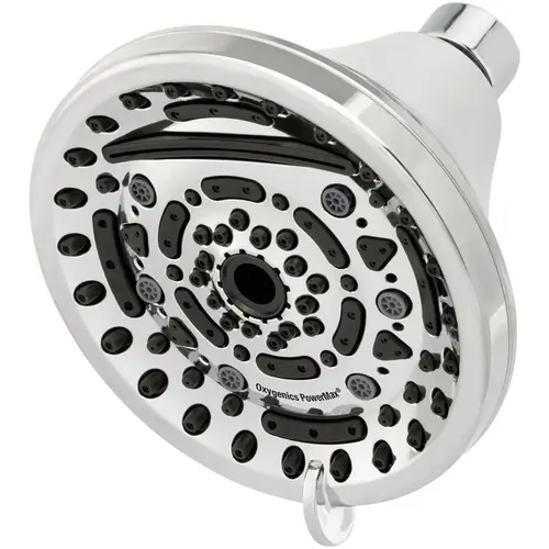 Oxygenics 52288 PowerMax 9-Spray 1.8 GPM Fixed Shower Head, Chrome