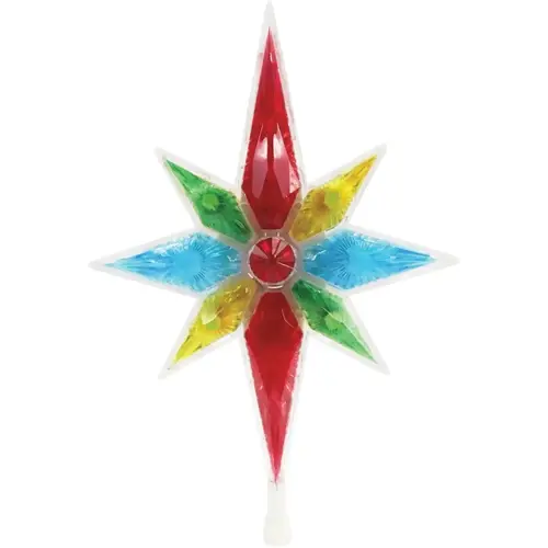 Multi-Color LED 14 In. Star Christmas Tree Topper