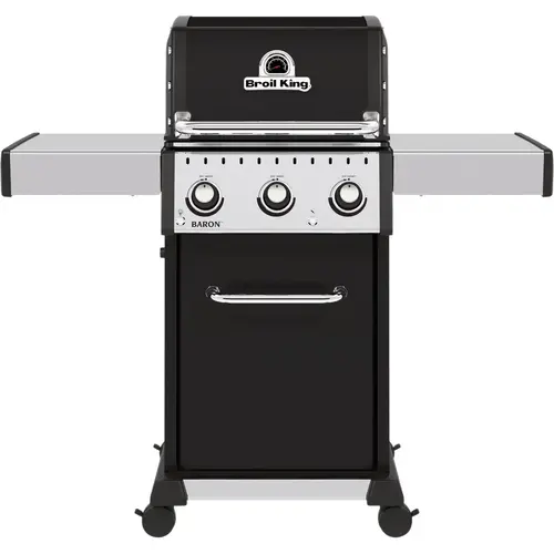 Broil King 874217 Baron 320 Pro 3-Burner Black 32,000 BTU Natural Gas Grill